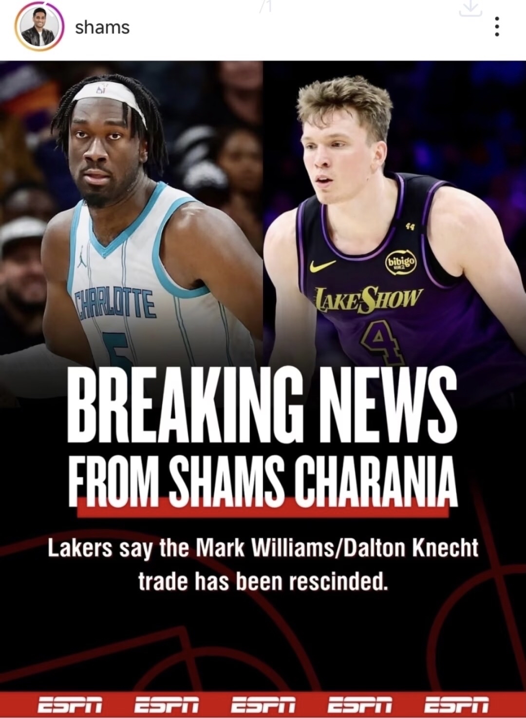 关于黄蜂爆冷湖人B队，米尔萨普绝境逆转的信息